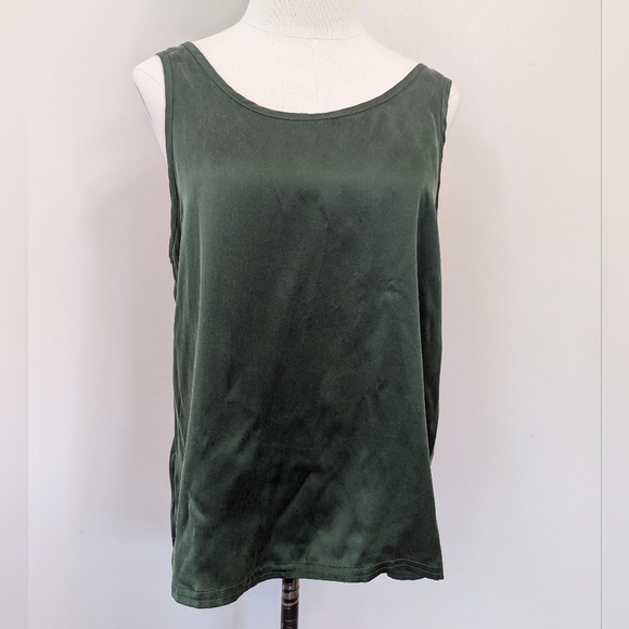 Vintage Victoria's Secret Silk Charmeuse Cami Tank Top Quiet Luxury - Picture 1 of 9